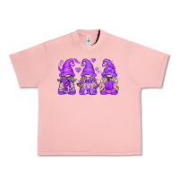 Salmon Domestic Violence Warrior Gnomes Urban Heavy Tee - texasbilliewilder