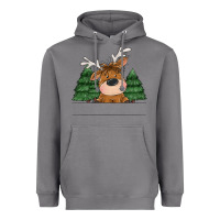 Storm Personalized Christmas deer Heavyweight Hoodie - MaliasSmallBusiness