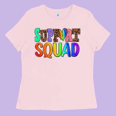 Support Squad Ladies Tee Designed By Adodesignshop