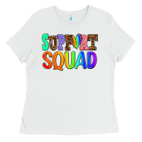 White support squad Ladies Tee - AdoDesignShop