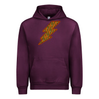 Mauve Wine Western Cactus Lightning Orange Background Urban Hoodie - Bettercallsaul
