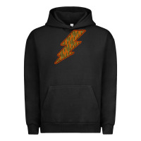 Pigment Black Western Cactus Lightning Orange Background Urban Hoodie - Bettercallsaul