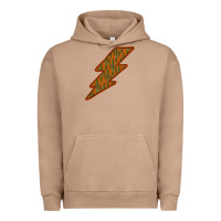 Pigment Burro Western Cactus Lightning Orange Background Urban Hoodie - Bettercallsaul