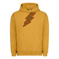 Pigment Peanut Butter Western Cactus Lightning Orange Background Urban Hoodie - Bettercallsaul