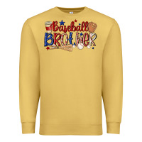Antique Gold baseball brother Premium Sweatshirt - MaliasSmallBusiness
