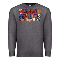 Charcoal Heather baseball brother Premium Sweatshirt - MaliasSmallBusiness