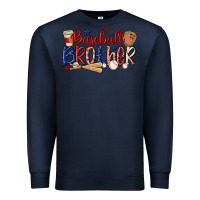 Navy baseball brother Premium Sweatshirt - MaliasSmallBusiness