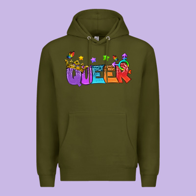 Western Queer Lgbtq+ Premium Hoodie Designed By Bundleandbundleshop