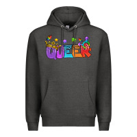 Charcoal Heather Western Queer LGBTQ+ Premium Hoodie - BundleAndBundleShop