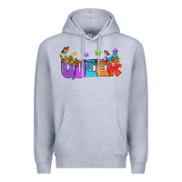 Heather Grey Western Queer LGBTQ+ Premium Hoodie - BundleAndBundleShop