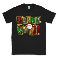 Black Christmas merry mini Classic Tee - FaDigitalArtStudio