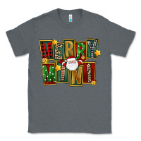 Charcoal Heather Christmas merry mini Classic Tee - FaDigitalArtStudio
