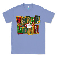 Colony Blue Christmas merry mini Classic Tee - FaDigitalArtStudio