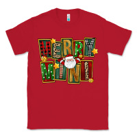 Red Christmas merry mini Classic Tee - FaDigitalArtStudio