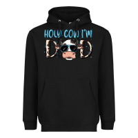 Black holy cow i'm dad Heavyweight Hoodie - MaliasSmallBusiness