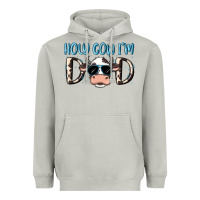 Holy Cow I'm Dad Heavyweight Hoodie | Teevron