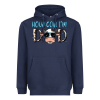 Navy holy cow i'm dad Heavyweight Hoodie - MaliasSmallBusiness