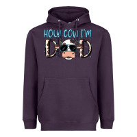 Plum holy cow i'm dad Heavyweight Hoodie - MaliasSmallBusiness