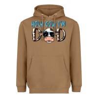 Toasted Coconut holy cow i'm dad Heavyweight Hoodie - MaliasSmallBusiness