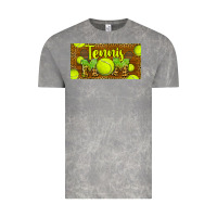 Cloud Rock tennis mom license plate Vintage Tee - BarkalooDesign