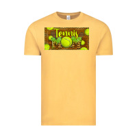 Vintage Mustard tennis mom license plate Vintage Tee - BarkalooDesign