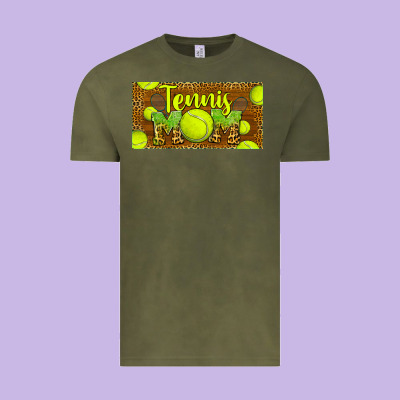 Tennis Mom License Plate Vintage Tee Designed By Barkaloodesign