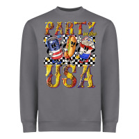 Storm party in the usa with leopard Heavyweight Sweatshirt - texasbilliewilder