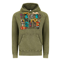 Vintage Olive teaching my tribe Vintage Hoodie - Zillion Design Studio