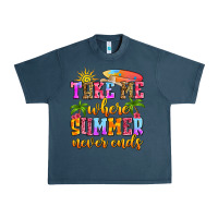 Midnight Navy take me where summer never ends Urban Heavy Tee - Zillion Design Studio