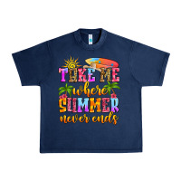 Navy take me where summer never ends Urban Heavy Tee - Zillion Design Studio
