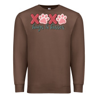 Chestnut xoxo hugs and kisses Premium Sweatshirt - MaliasSmallBusiness