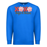True Royal xoxo hugs and kisses Premium Sweatshirt - MaliasSmallBusiness