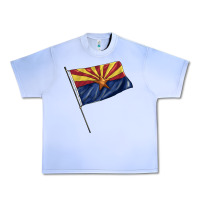 Grape Ice arizona flag Urban Heavy Tee - BarkalooDesign