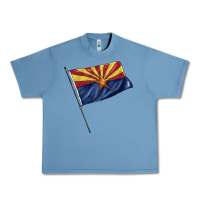 Pebble Blue arizona flag Urban Heavy Tee - BarkalooDesign