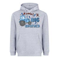 Heather Grey promoted to big brother Heavyweight Hoodie - MaliasSmallBusiness