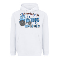 White promoted to big brother Heavyweight Hoodie - MaliasSmallBusiness