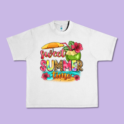 Sweet Summer Time Urban Heavy Tee Designed By Zillion Design Studio