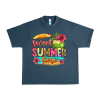 Midnight Navy sweet summer time Urban Heavy Tee - Zillion Design Studio