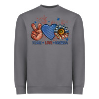 Storm peace love america billie wilder Heavyweight Sweatshirt - texasbilliewilder