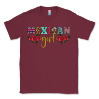 Burgundy mexican girl Classic Tee - HRA Design Shop