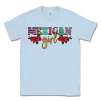 Dusty Blue mexican girl Classic Tee - HRA Design Shop