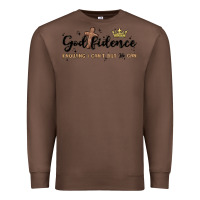 Chestnut godfidence Premium Sweatshirt - MaliasSmallBusiness
