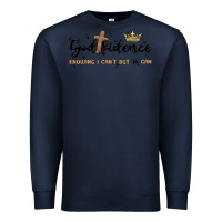 Navy godfidence Premium Sweatshirt - MaliasSmallBusiness