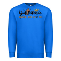 True Royal godfidence Premium Sweatshirt - MaliasSmallBusiness