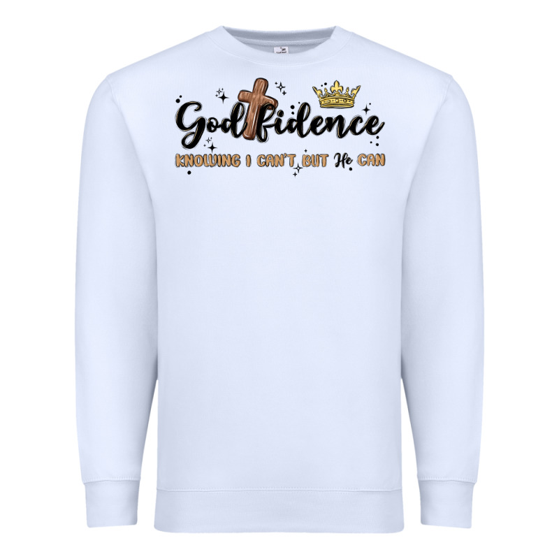 Godfidence Premium Sweatshirt by MaliasSmallBusiness | Teevron
