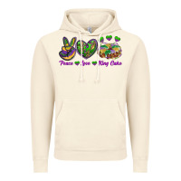 Vintage Artic Peace Love King Cake Vintage Hoodie - RanaPortraitStore