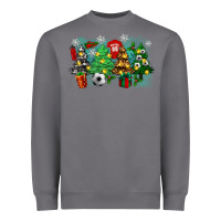 Storm christmas trees with soccer Heavyweight Sweatshirt - Zillion Design Studio