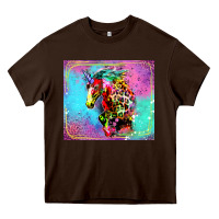 Colorful Unicorn Horse Heavy Core Tee | Teevron