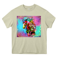 Mossy Colorful Unicorn Horse Heavy Core Tee - LillyAllenDesigns