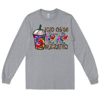 Heather Grey coffee because my sarcasm needs to stay png Long Sleeve Tee - CowhideDigitalArt